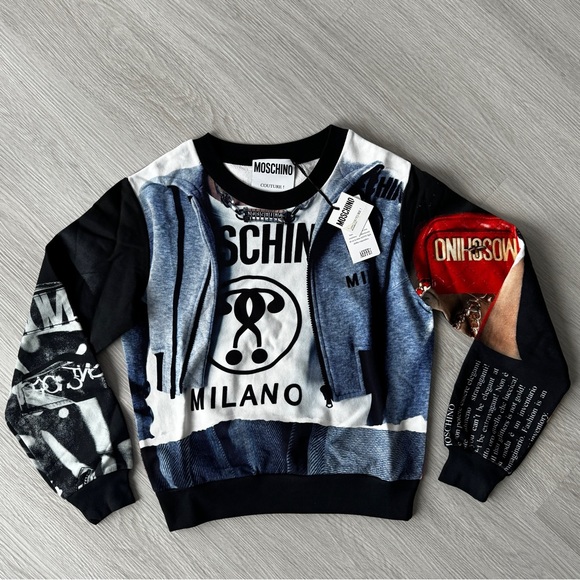 New Moschino Logo Sweater - Picture 1 of 11